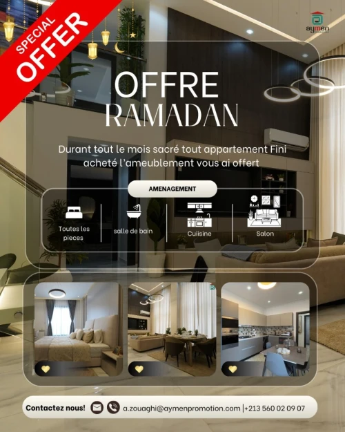 Vente Appartement F3 F4 Alger Draria