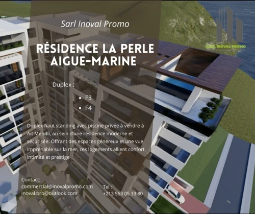Vente Appartement Studio F2 F3 Béjaïa Beni ksila
