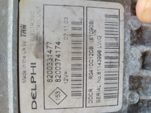 Mémoire clio 2 dci