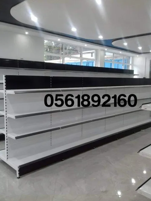 étagère métallique superette