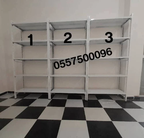 رفوف حديدية للتخزين