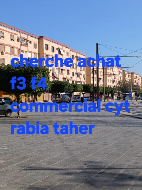 Cherche achat Appartement F3 F4 Alger Bab ezzouar