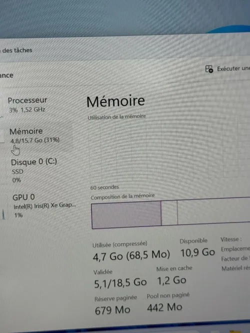 ASUS ExpertBook 14 / i7-1255U / 16 Go DDR5 / 1 To SSD / 14 FHD