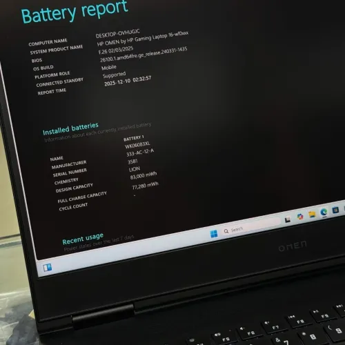 HP OMEN 16 / i9-13900HX / 16Go DDR5 / 1To SSD / RTX 4060 / 16 QHD 240Hz