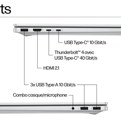 HP OmniBook 7 NGAI (17-dc0003nz) / Ultra 7 258V / 32 Go / 1 To SSD / 17.3 FHD Tactile