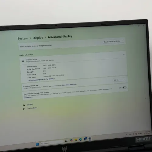 ACER PREDATOR HELIOS NEO 2 / 14th I9-14900HX /16Go DDR5 /1To SSD /NVIDIA RTX 4060 8Go /16 QHD+ 180Hz