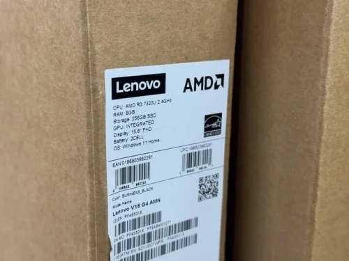 LENOVO V15 G4 AMN / AMD RYZEN 3 7320U / 8GO DDR5 / 256SSD / 15.6 FHD