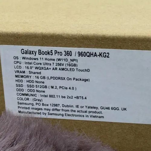 Samsung Galaxy Book5 Pro 360 / Core Ultra 7 256V / 16Go / 512Go SSD