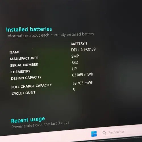 DELL INSPIRON 14 Plus 7430 / 13th I7-13650H / NVIDIA RTX 3050 6Go / 16Go DDR5 / 1To SSD / 14 QHD+