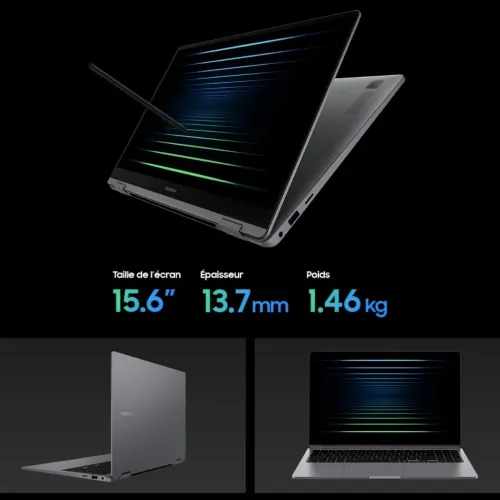 Samsung Galaxy Book5 Pro 360 / Core Ultra 7 256V / 16Go / 512Go SSD