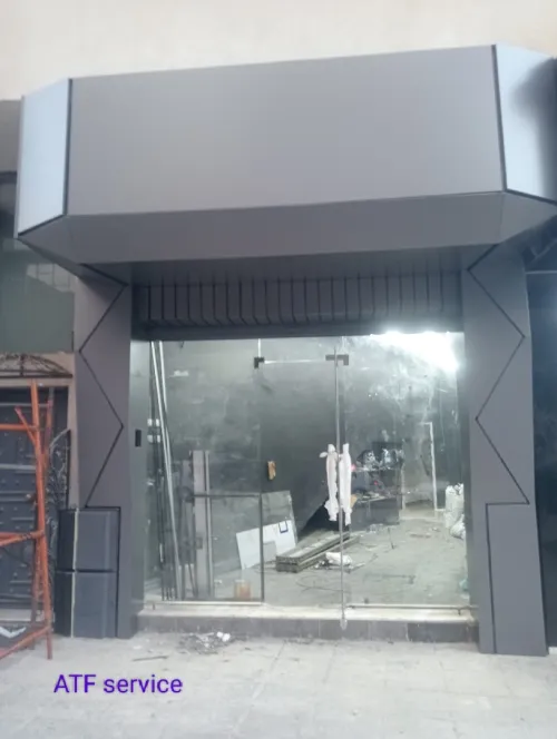Décoration alucobond et led