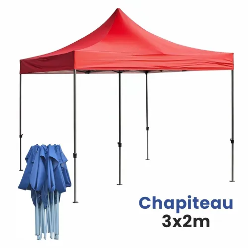 Chapiteau rétractable 3X2m