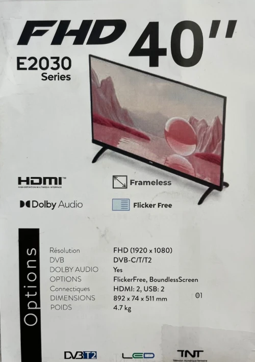 TV IRIS 40E2030 40POUCES FHD BASIC