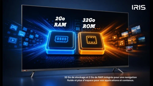 TV IRIS 65 M8020 MINILED ANDROID 14 GOOGLE TV 65POUCES UHD 4K 120Hz MATTE
