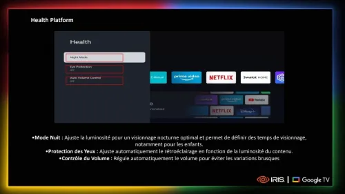 TV IRIS 65 G5030 GOOGLE TV 65POUCES UHD 4K LED