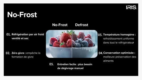 REFRIGERATUER IRIS IR-CN410 NO-FROST COMBINÉ INOX