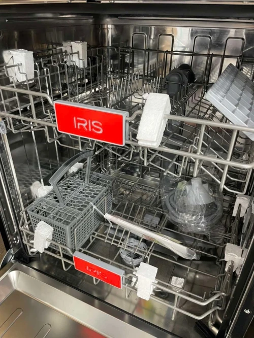 IRIS LAVE VAISSELLE IDW13AB-S 13 COUVERT (BLANC/NOIR/INOX)