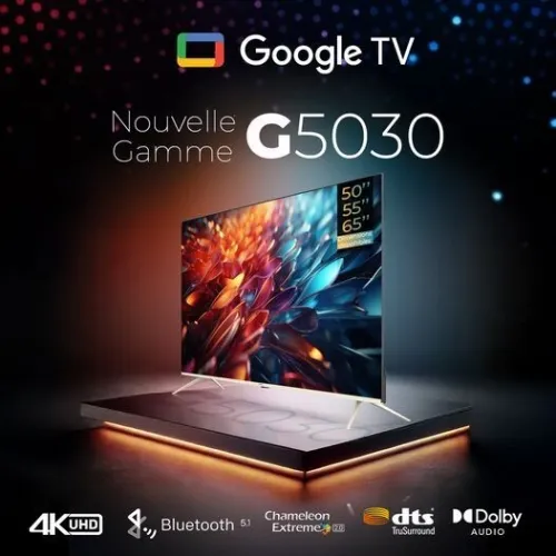 TV IRIS 65 G5030 GOOGLE TV 65POUCES UHD 4K LED