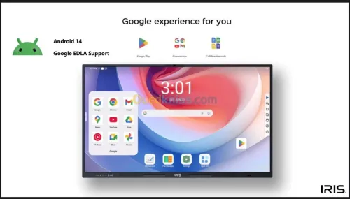 ECRAN TACTILE INTERACTIF IRIS A200 PRO 75 POUCES