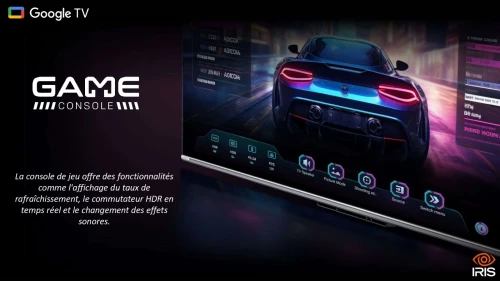 GAMING TV IRIS QLED Q7700 PRO GOOGLE TV UHD 4K 144Hz Matte (86"/100")