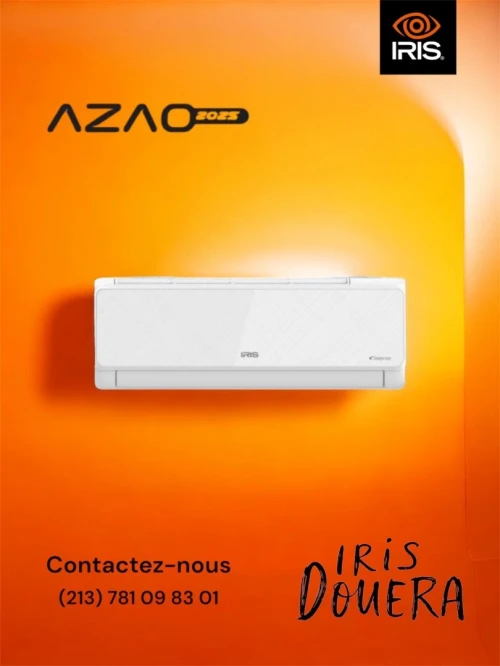 CLIMATISEUR SPLIT IRIS 12000BTU 2025 AZAO INVERTER T1