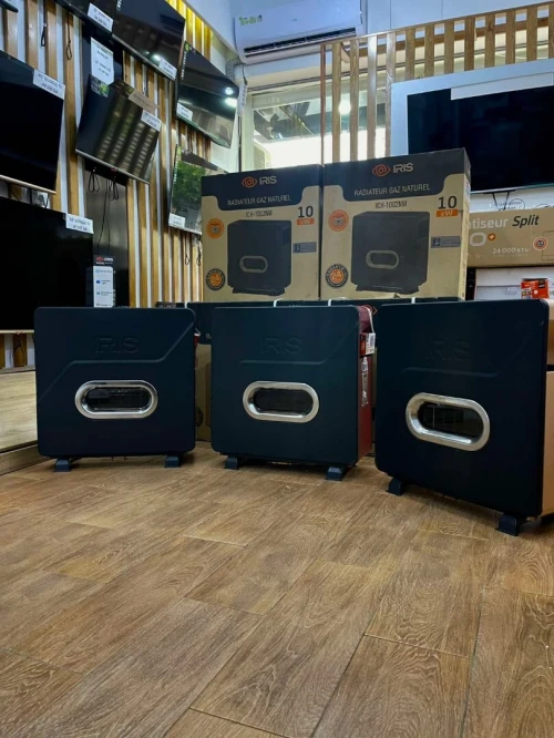 CHAUFFAGE IRIS LAVA NOIR 10KW +DÉTECTEUR