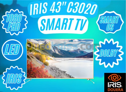 TV IRIS 43 C3020 SMART OS 43POUCES FHD