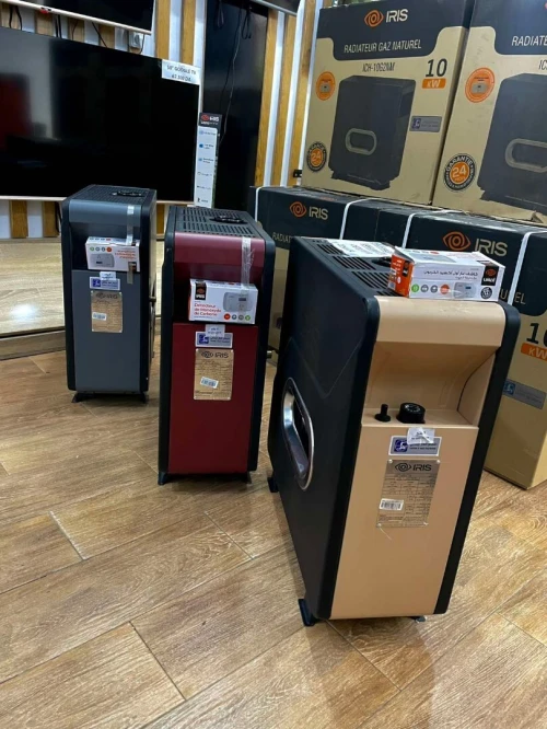 CHAUFFAGE IRIS LAVA NOIR 10KW +DÉTECTEUR