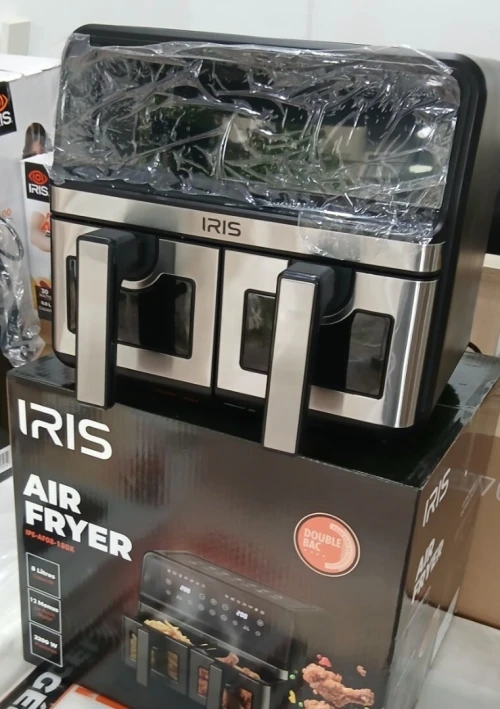 AIR FRYER IRIS IPE-AF08-180X DOUBLE BAC / 8 LITRES - 2200W