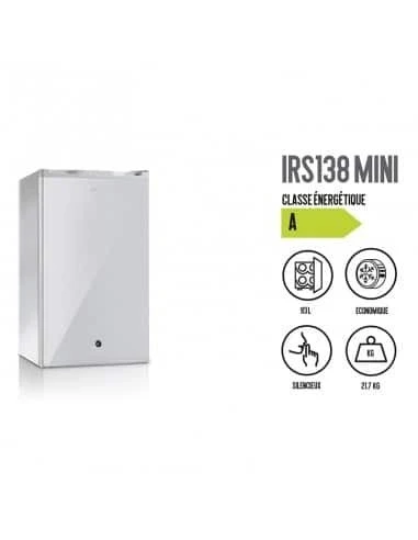 REFRIGERATEUR IRIS MAXI BAR IRS 138 DEFROST (BLANC/GRIS)