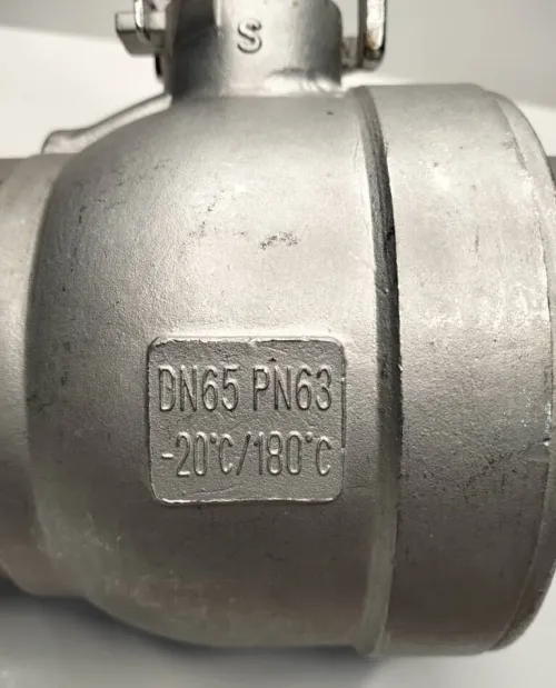 vanne sphérique DN65 .. DN80