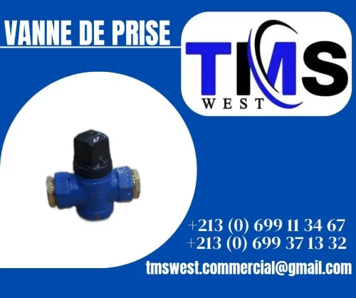 Vanne de prise DN25 double raccord .