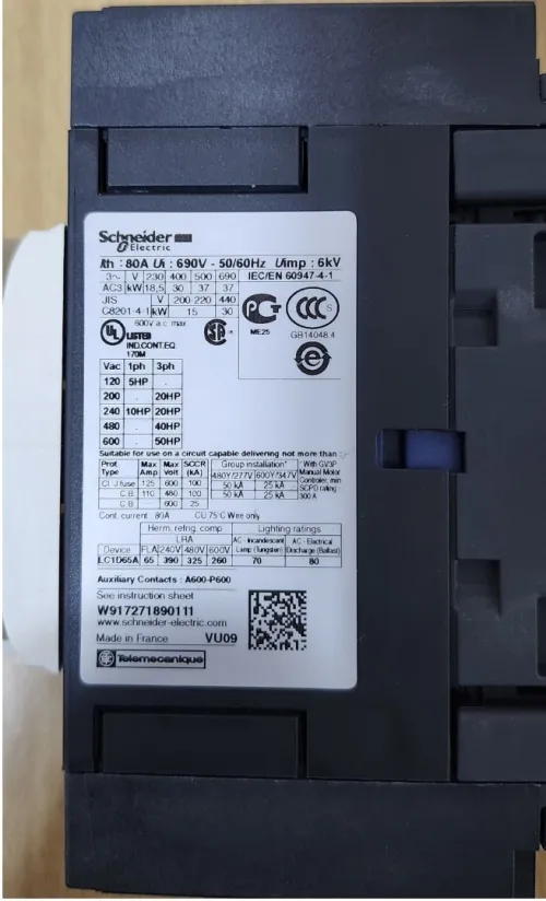Pièces électriques Schneider Télémécanique Manitowoc