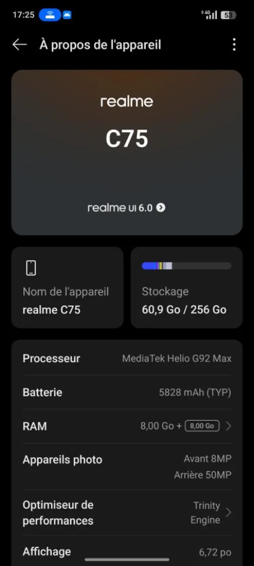 Realme C75