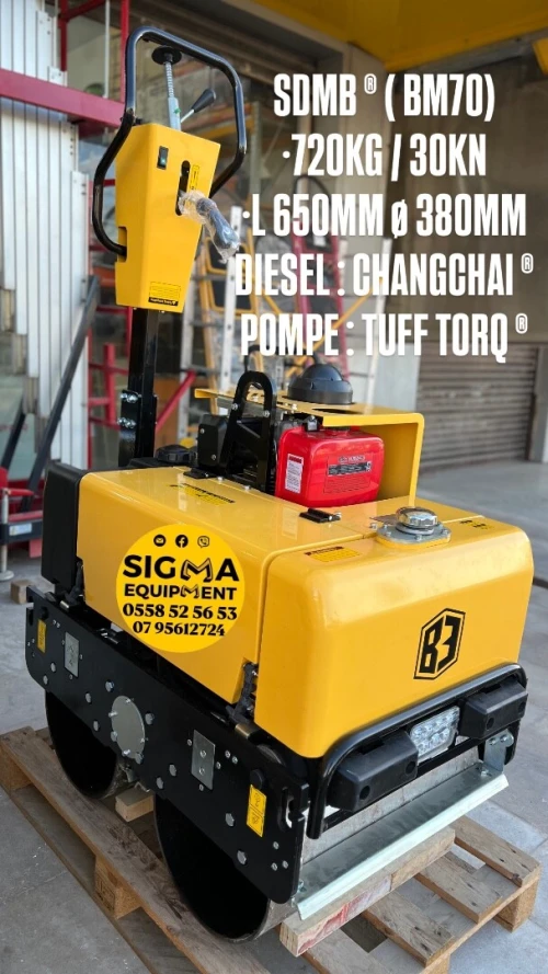 ROULEAU COMPACTEUR A MAIN SDBM ( BM80 / BM70 / BM30 /  SVH70 / SF-600 )