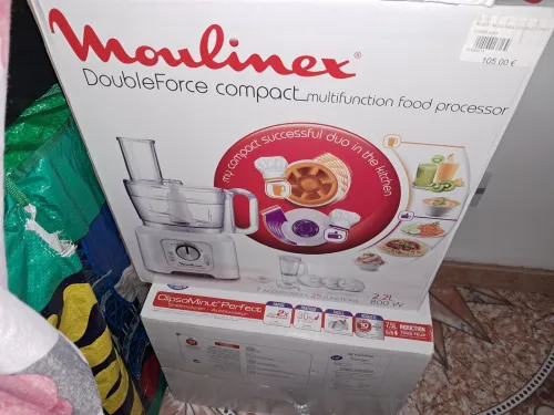 Robot multifonction MOULINEX DOUBLE FORCE COMPACT BLANC FP544111
