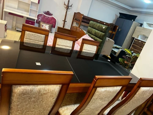 Table à Manger en Bois de Hêtre + 6 Chaises PROMO 