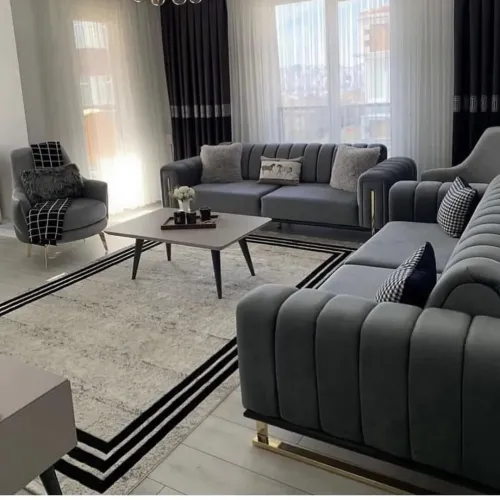 Salon moderne haut de gamme sur mesure