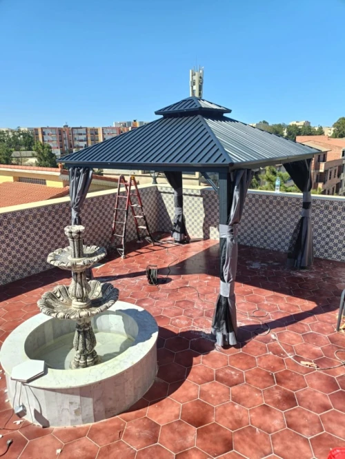 PERGOLA EN ALUMINIUM  IMPORTATION MALAISIE 