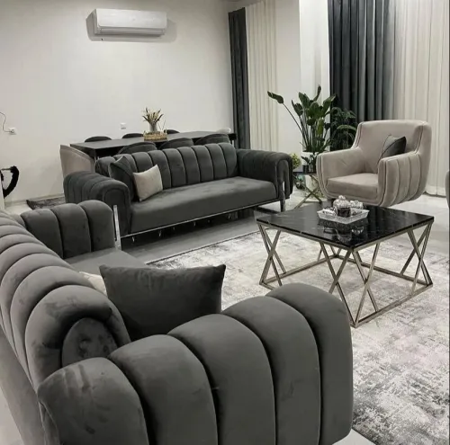 Salon moderne haut de gamme sur mesure