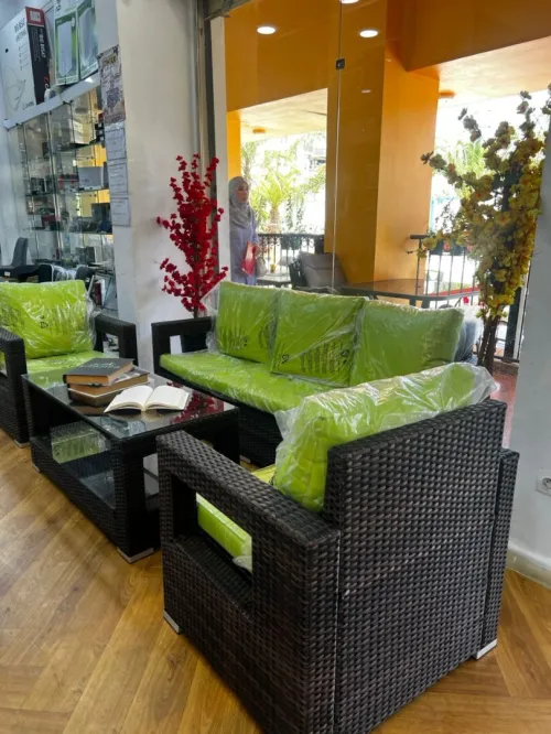   PROMOTION Salon de Jardin en Rotin Nature