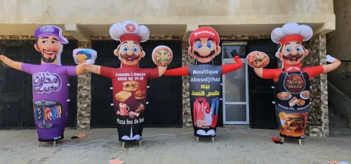 mascotte pub gonflable