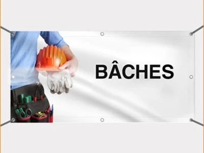 La bâche publicitaire un affichage grand format pas cher