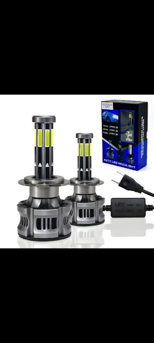 Kit Lampe de phare H1 LED 6 Directions 6000K - مصابيح إضاءة أمامية للسيارات