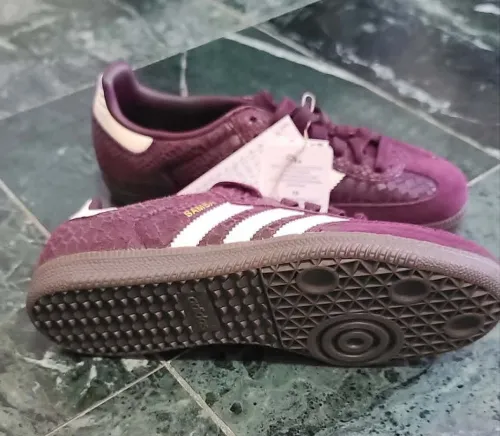 adidas Originals - Samba OG - Baskets - Bordeaux croco pointure 37 et 1/3