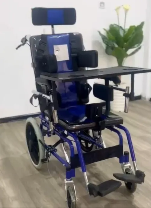Fauteuil roulant IMC Bleu  Maintien & sécurité  Livraison Algérie | Novessia
