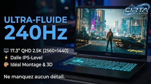 MSI KATANA 17 HX i7-14650HX 5.2GHz RTX 5060 240Hz 2.5K QHD laptop gamer