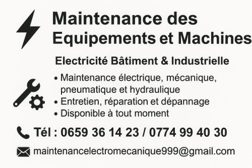 Réparation machine industrielle 