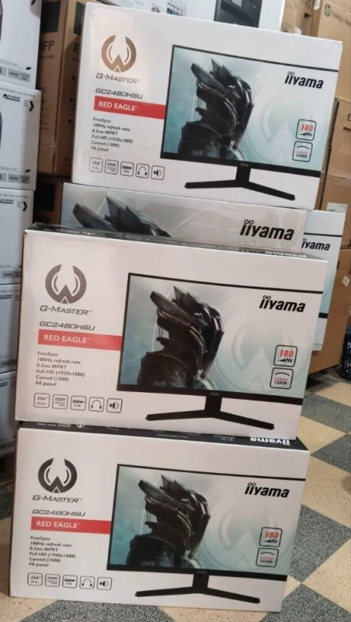 Ecran Gaming IIYAMA G-Master GC2480HSU 24" 180Hz 0.5ms Curved Red Eagle