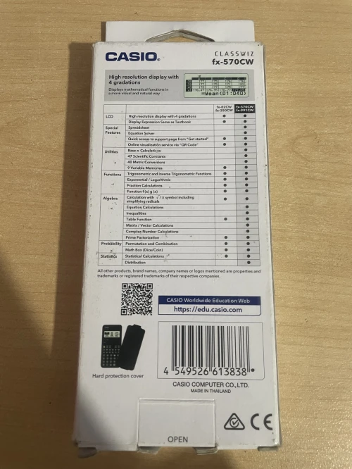 CALCULATRICE GRAPHIQUE CASIO